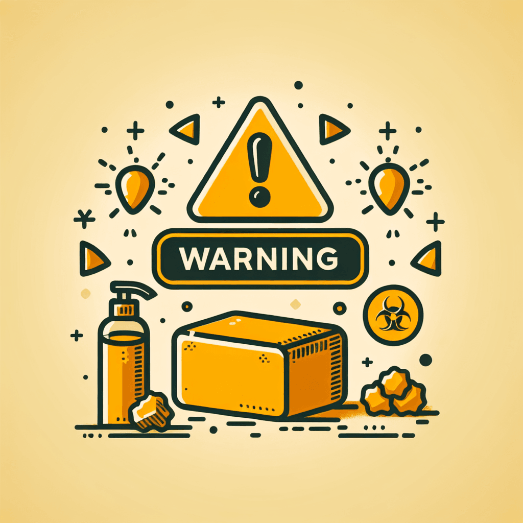 تحذير من صابونة الكركم